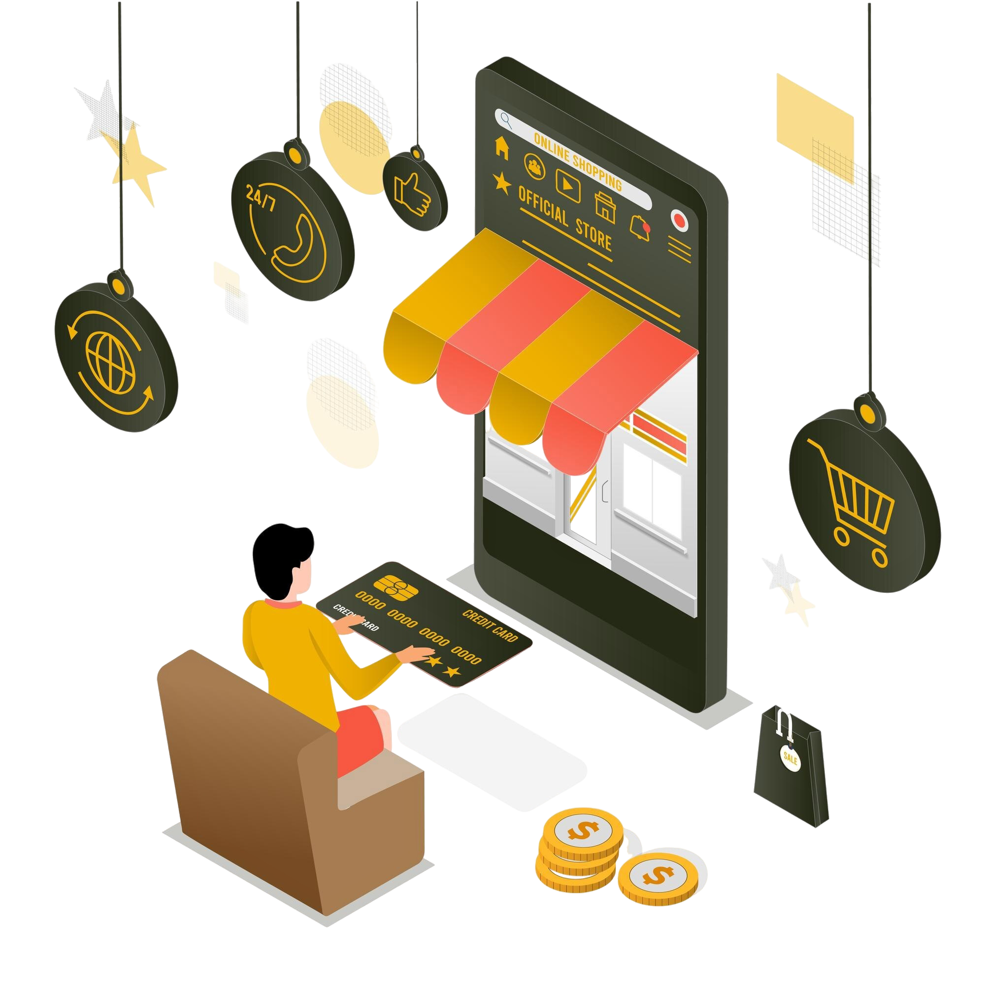 Shopping Illustration